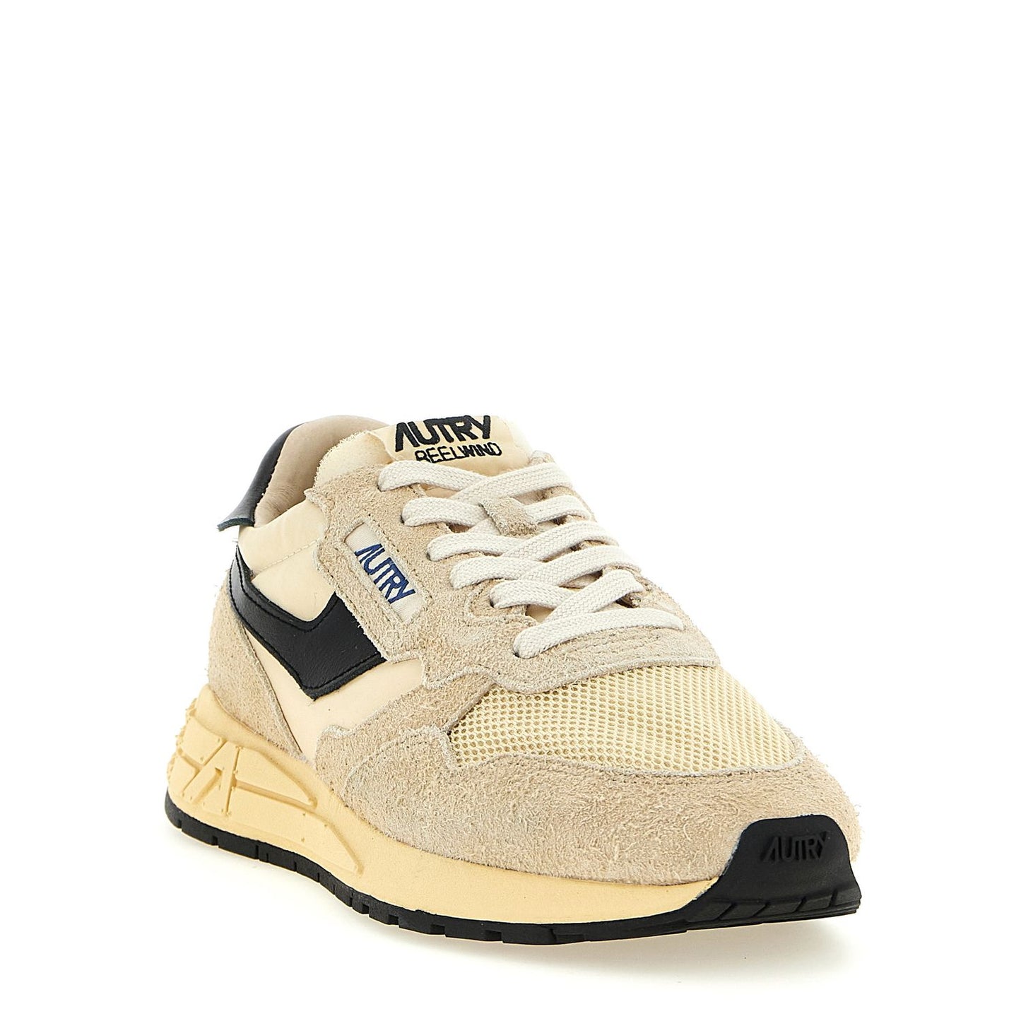 Autry Black Nylon Athletic Sneakers