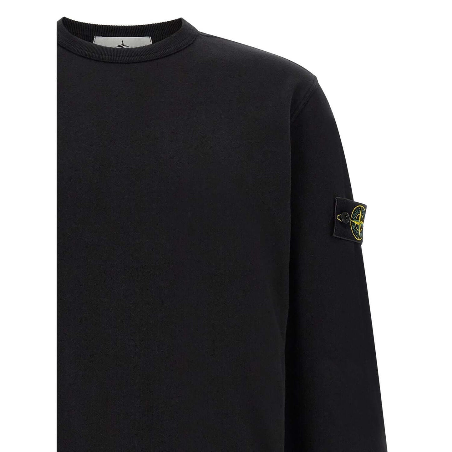 Stone Island Black Cotton Sweatshirt