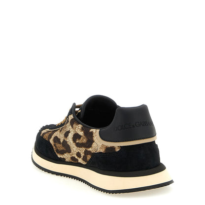 Dolce & Gabbana Multicolor Cotton Low Top Sneakers