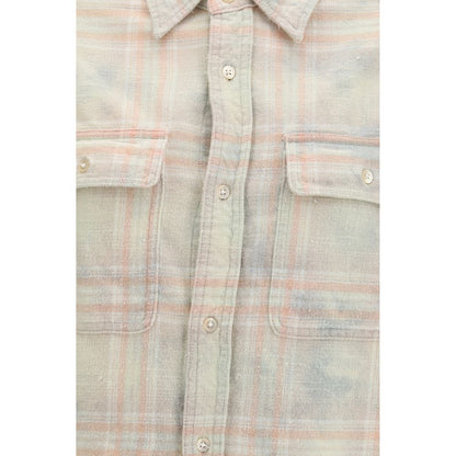 R13 Beige Cotton Shirt
