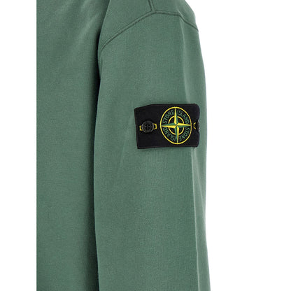 Stone Island Bicolor Cotton Sweatshirt