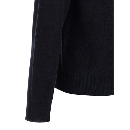 Brioni Blue Cashmere Cardigan