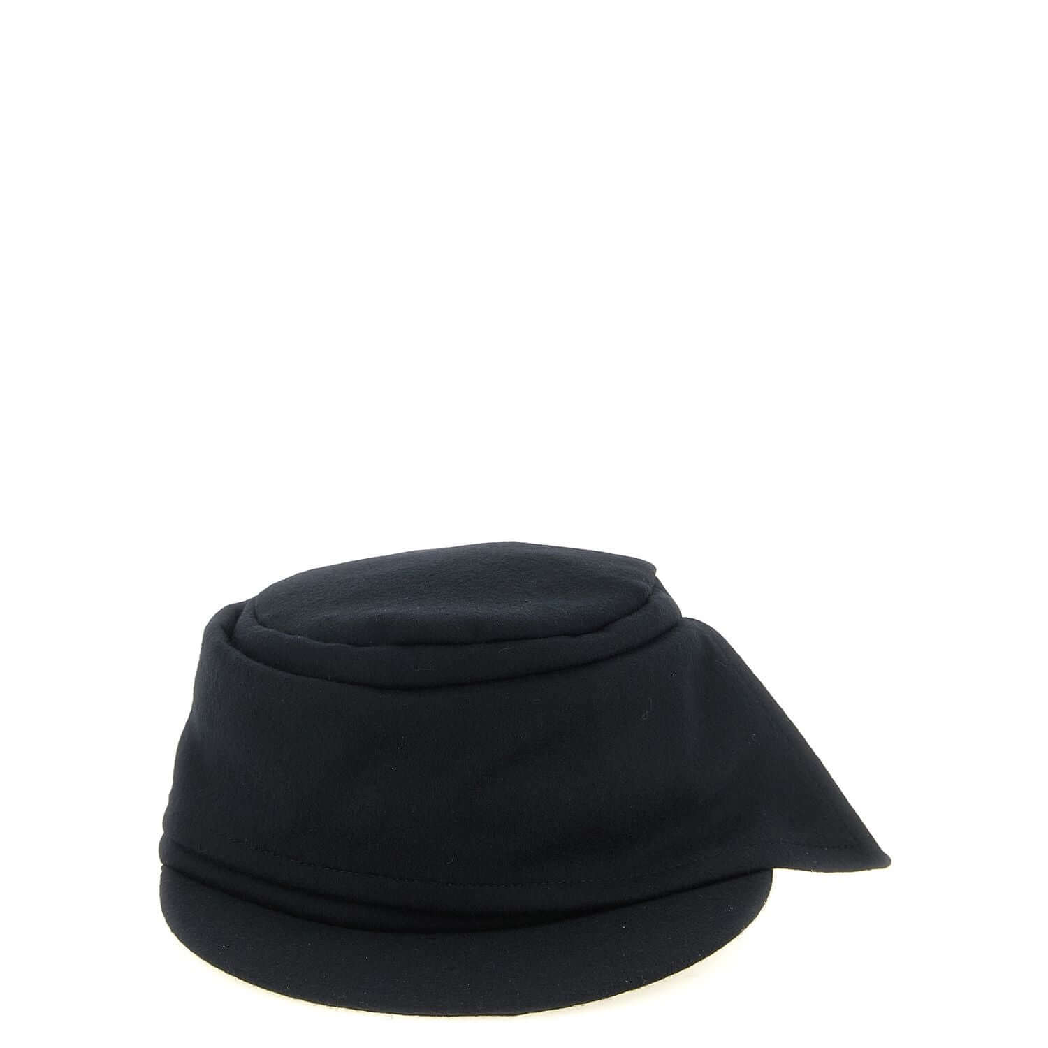 Yohji Yamamoto Black Polyamide Cap (Baseball Hat)