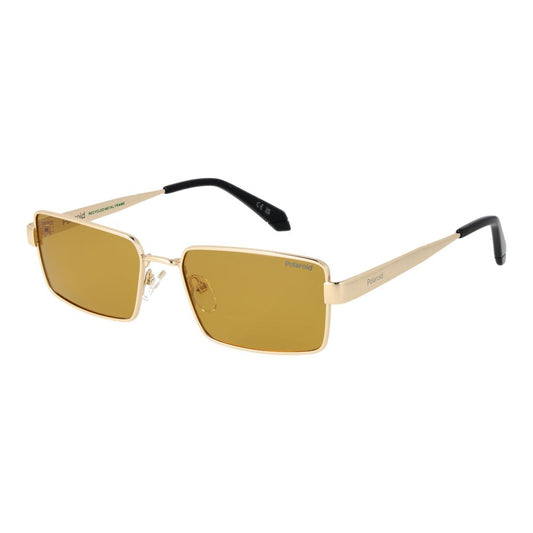 Polaroid Gold Metal Sunglasses
