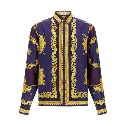 Versace Multicolor Silk Blouse