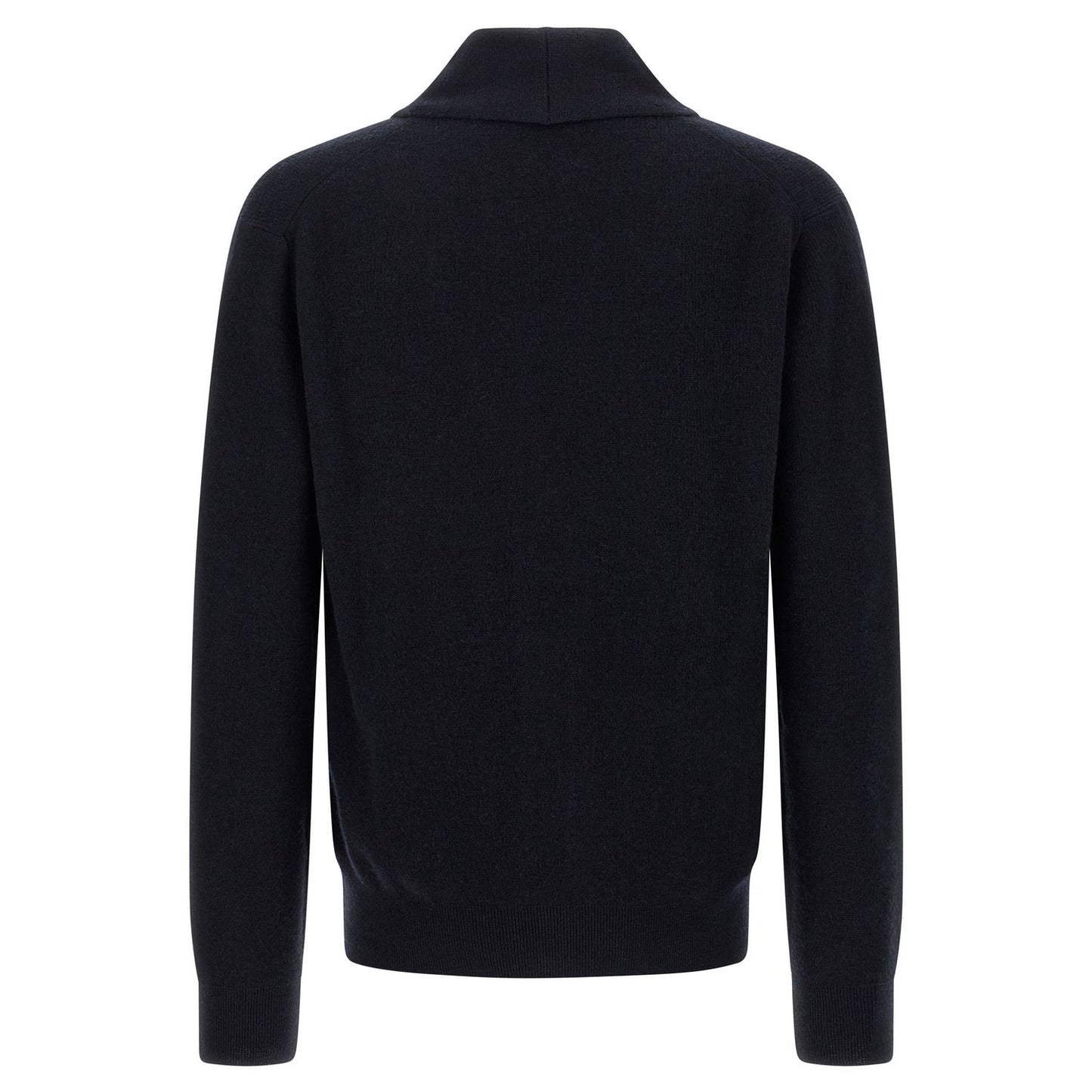 Brioni Blue Cashmere Cardigan