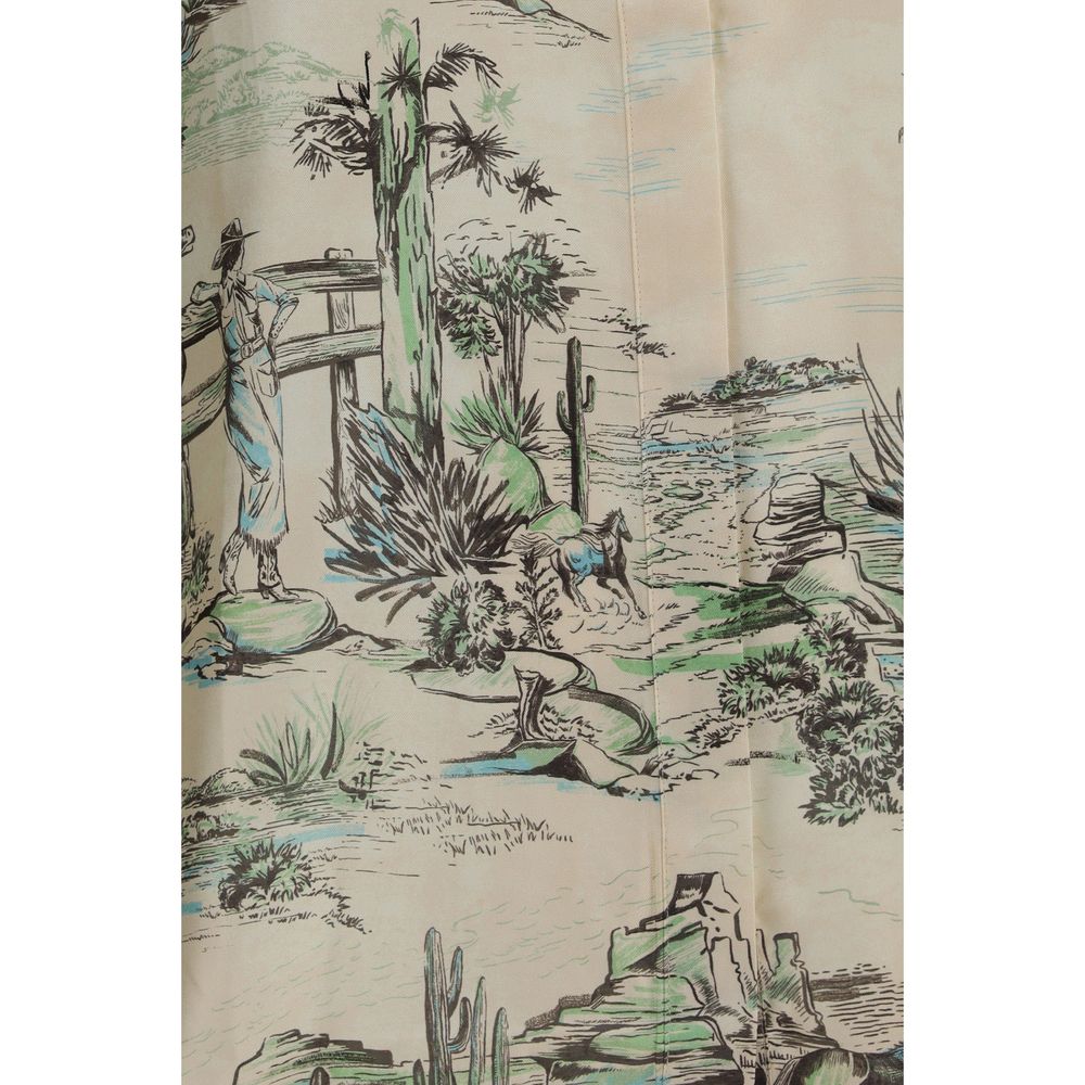 Alemais Beige Silk Blouse