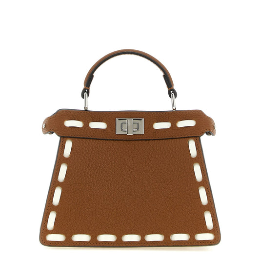Fendi Brown Calfskin Handbag