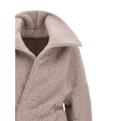 Rick Owens Multicolor Marabou Coat