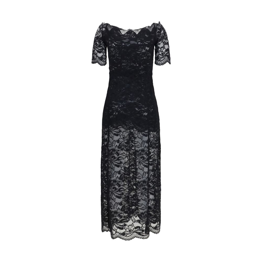 Rabanne Black Polyamide Cocktail Dress