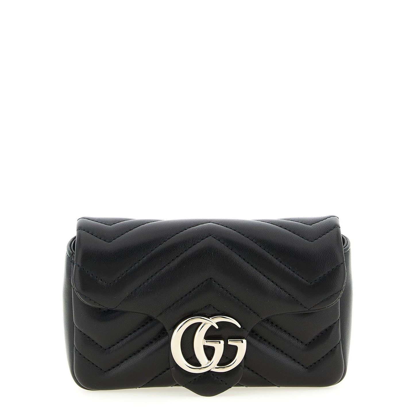 Gucci Black Lamb Leather Shoulder Bag