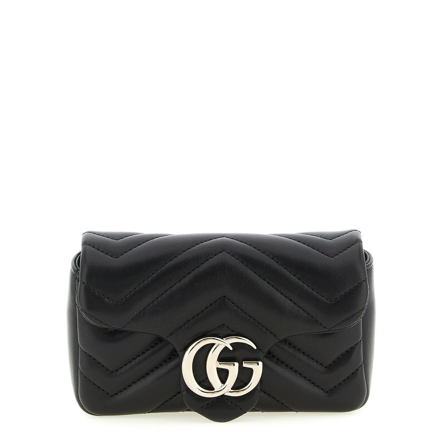 Gucci Black Lamb Leather Shoulder Bag