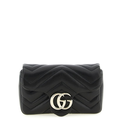 Gucci Black Lamb Leather Shoulder Bag