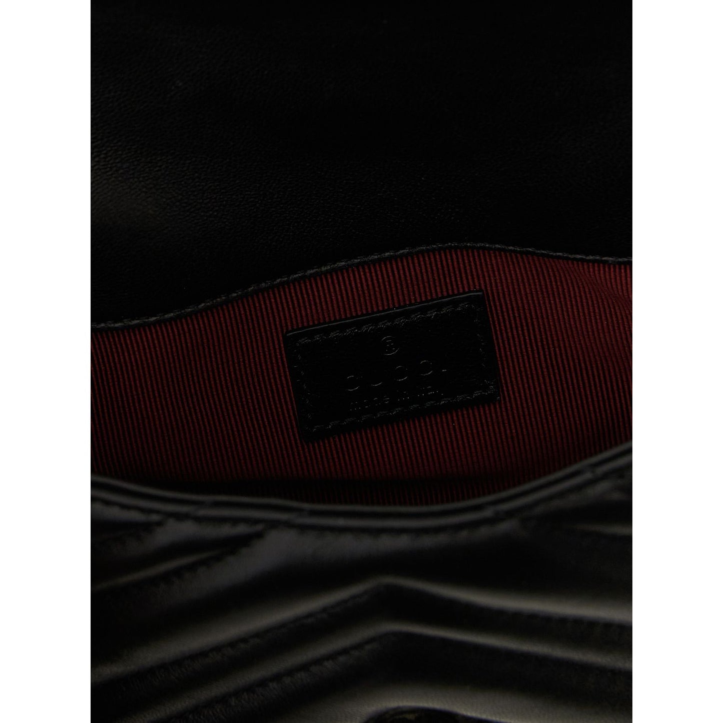 Gucci Black Lamb Leather Shoulder Bag