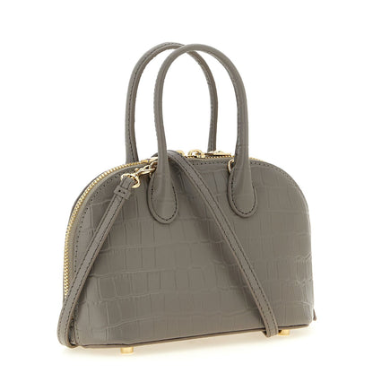 Self-Portrait Gray Cowhide Handbag
