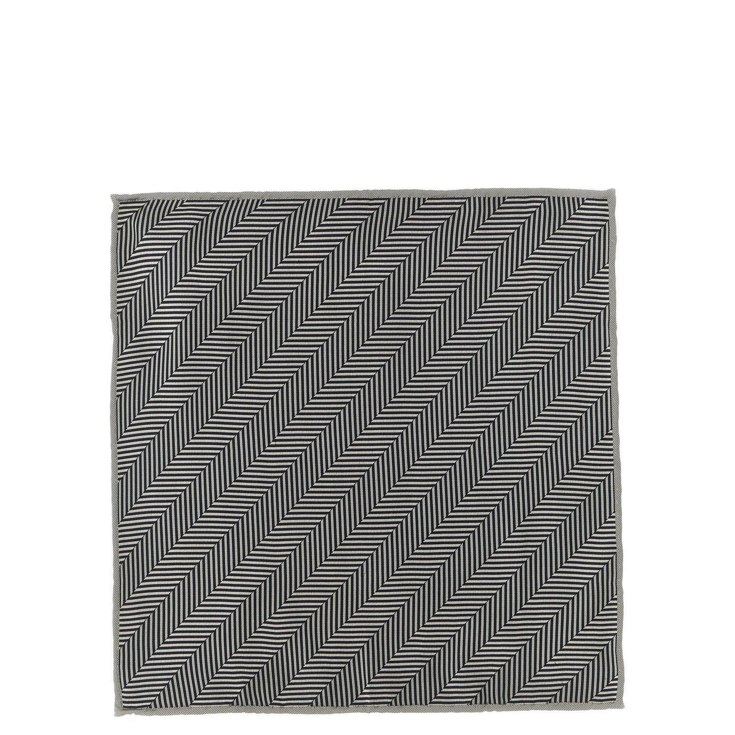 Brunello Cucinelli Gray Silk Pocket Square