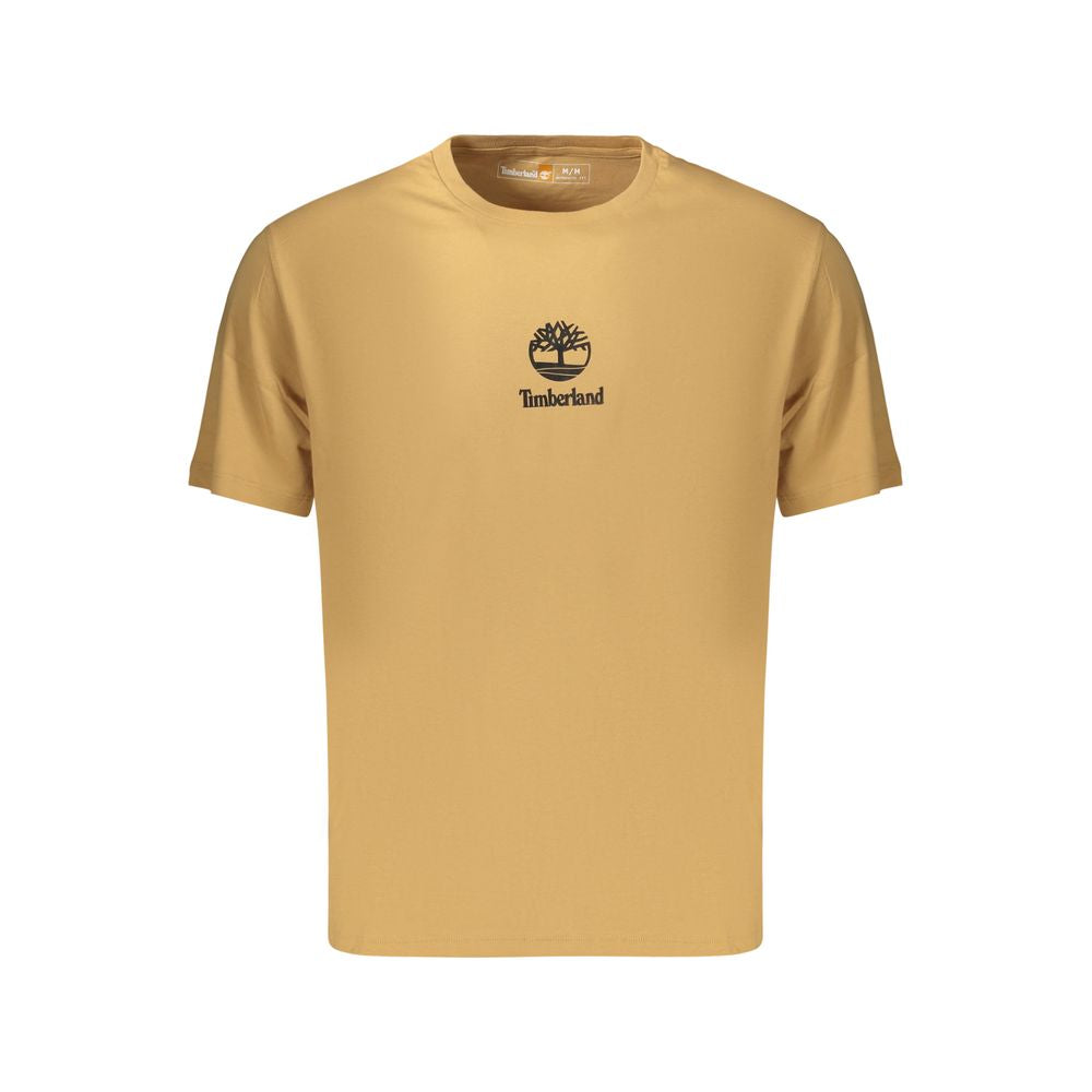Timberland Brown Cotton Men's T-Shirt