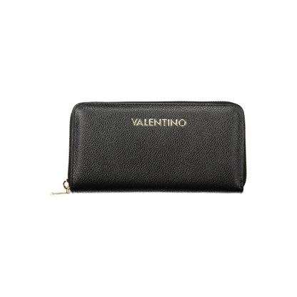 Mario Valentino Black Polyurethane Women's Wallet