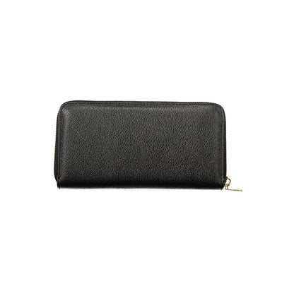 Mario Valentino Black Polyurethane Women's Wallet
