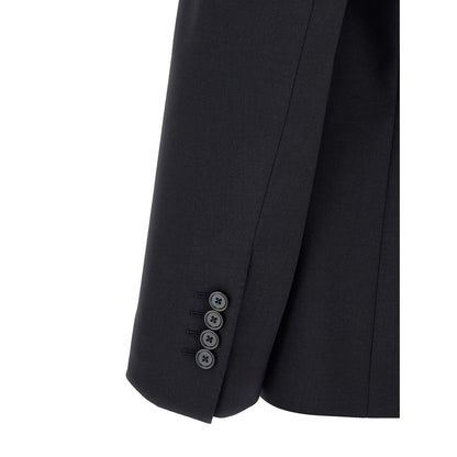 Dolce & Gabbana Blue Virgin Wool Two-Piece Suit