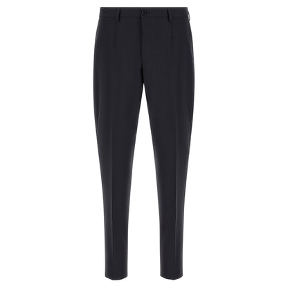 Dolce & Gabbana Blue Virgin Wool Two-Piece Suit
