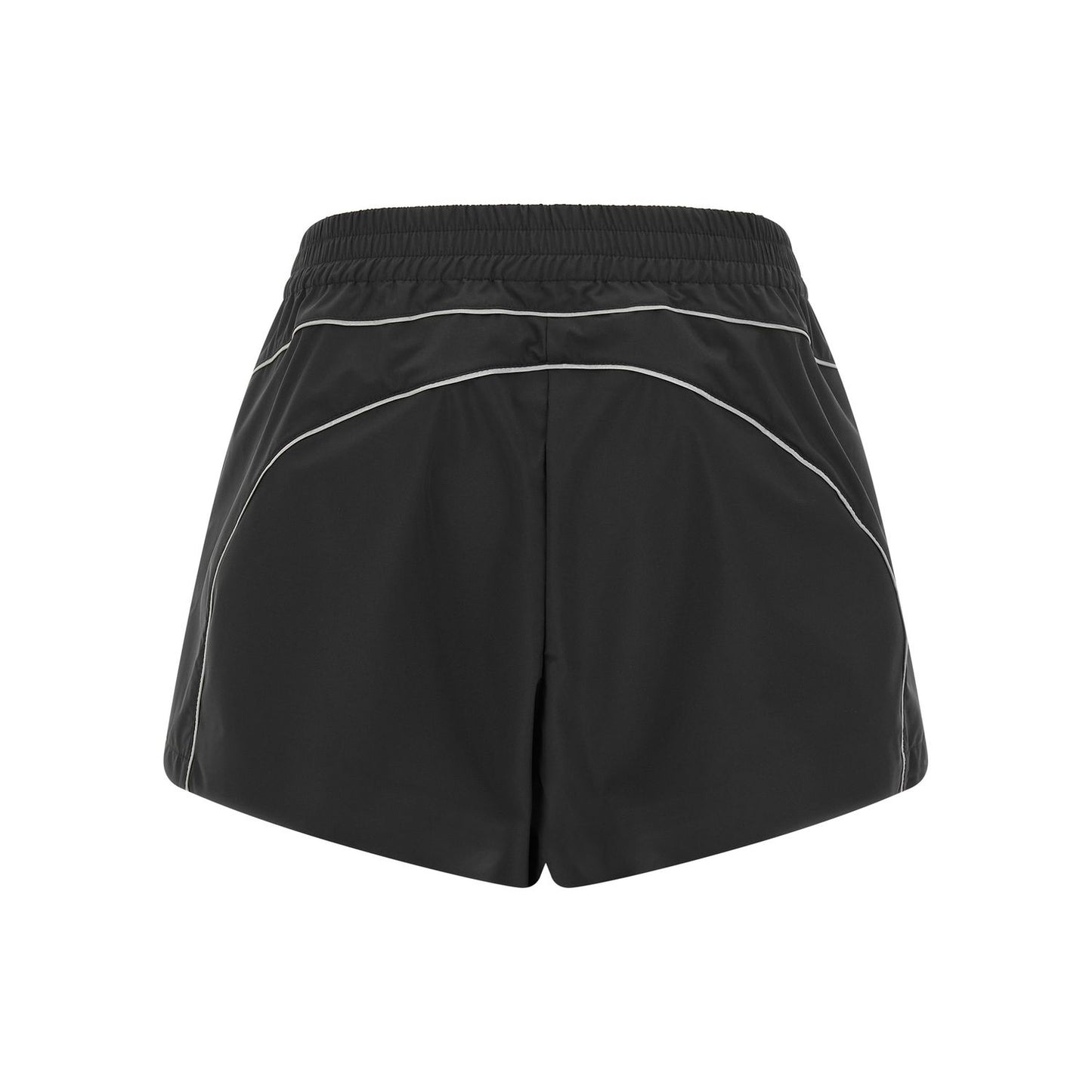 Balenciaga Black Polyester Bermuda Shorts