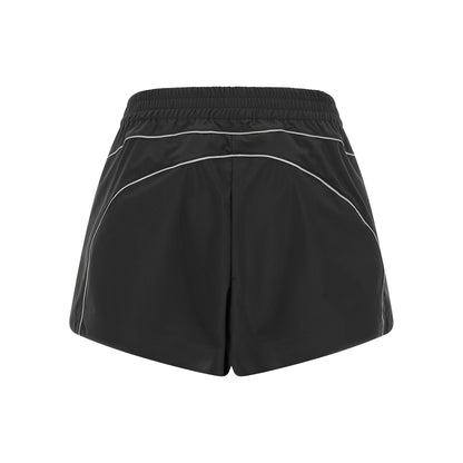Balenciaga Black Polyester Bermuda Shorts