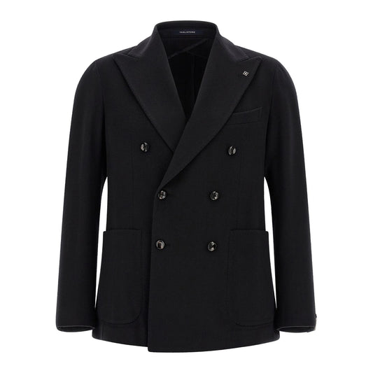 Tagliatore Black Cashmere Blazer