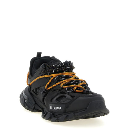 Balenciaga Black Polyethylene Athletic Sneakers