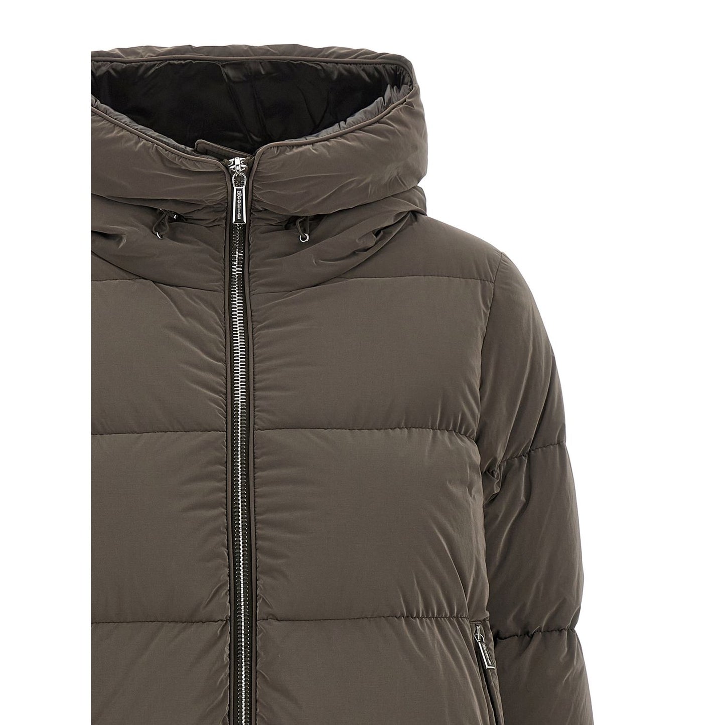 MooRER Brown Wool Full-Length Jacket