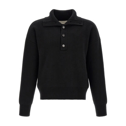 Ami Paris Black Wool Cardigan
