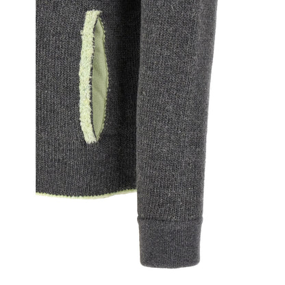 Diesel Gray Wool Sweatshirt
