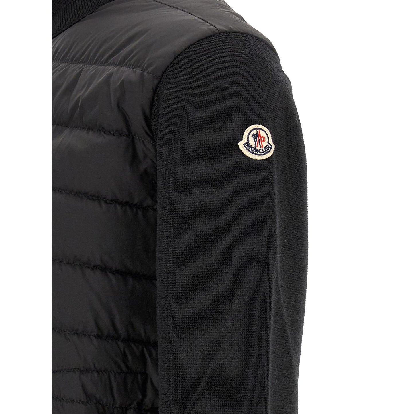 Moncler Black Polyamide Cardigan