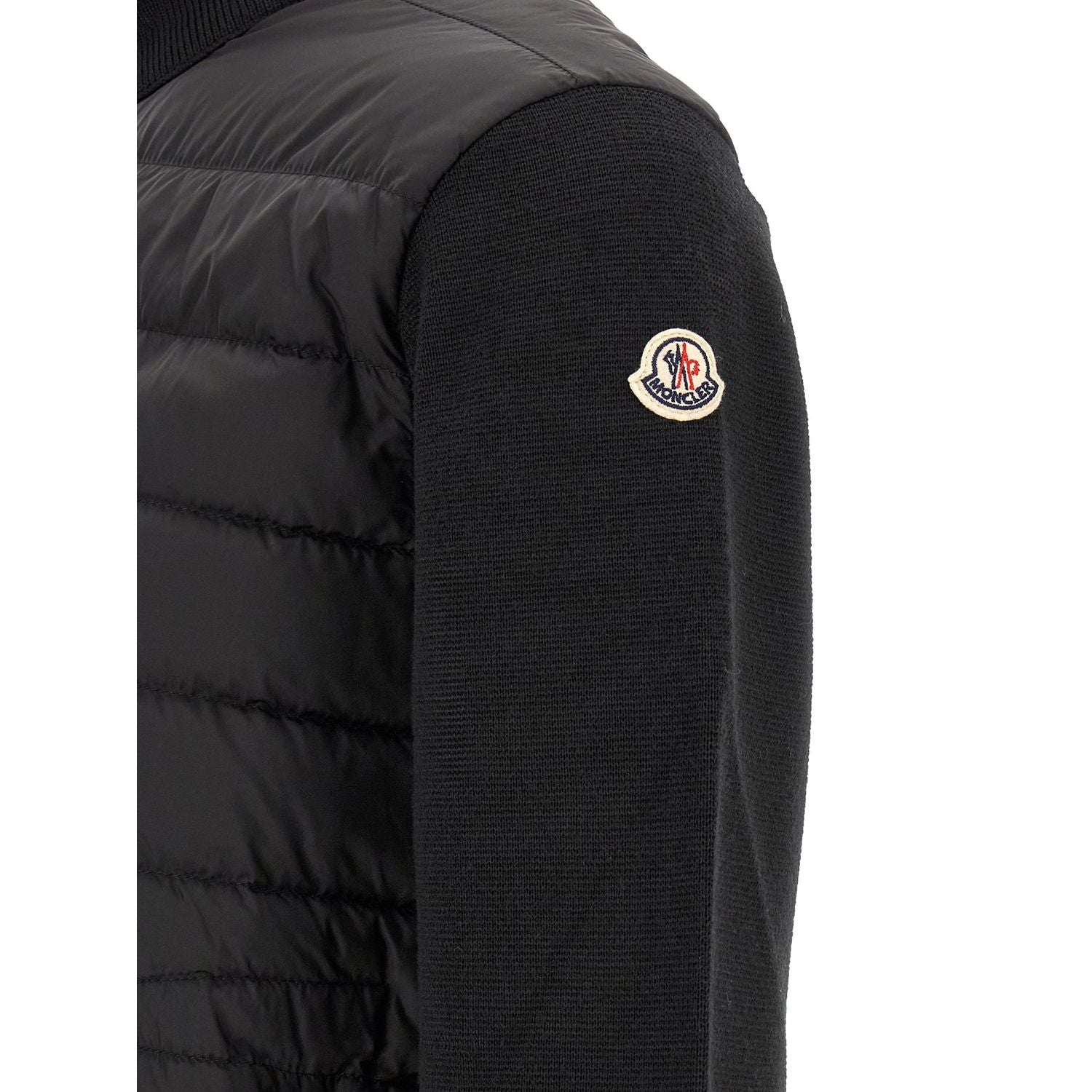 Moncler Black Polyamide Cardigan