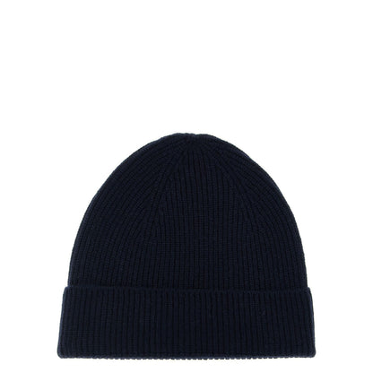 Ballantyne Blue Cashmere Beanie