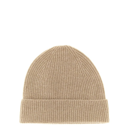 Ballantyne Beige Cashmere Beanie