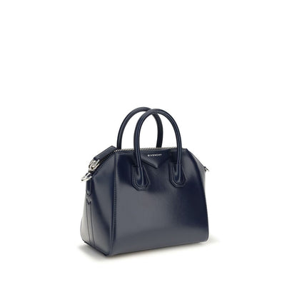 Givenchy Blue Calf Leather Bos Taurus Handbag