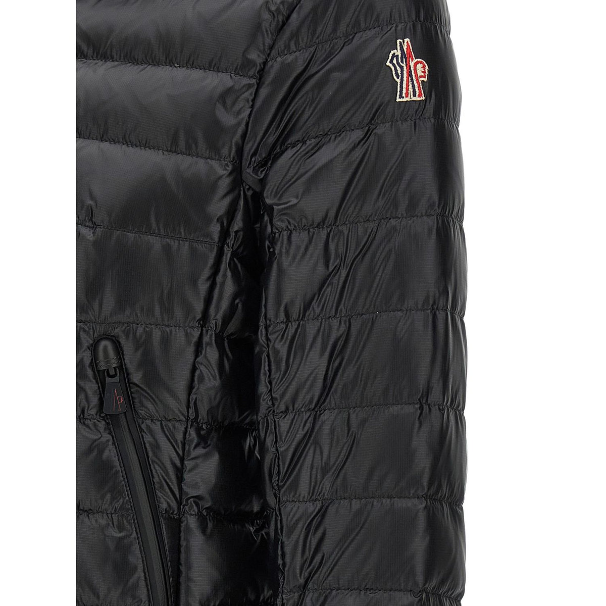 Moncler Grenoble Black Polyamide Full-Length Jacket