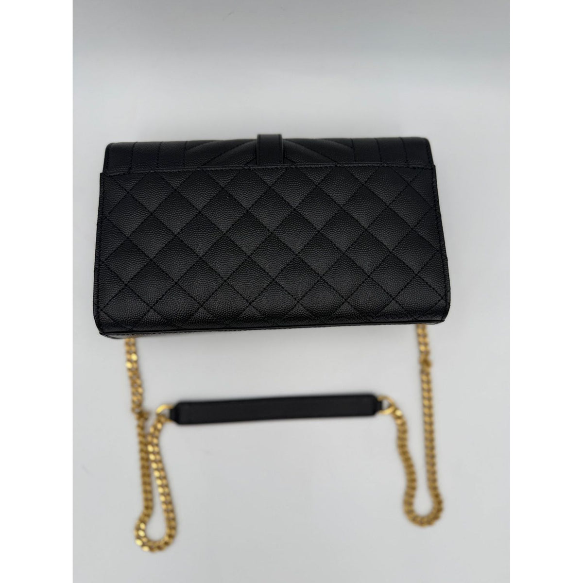 Saint Laurent Bicolor Leather Handbag