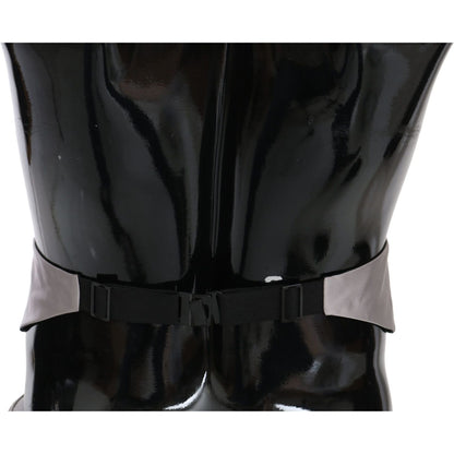 Dolce & Gabbana Gray Men Waist Belt 100% Silk Cummerbund