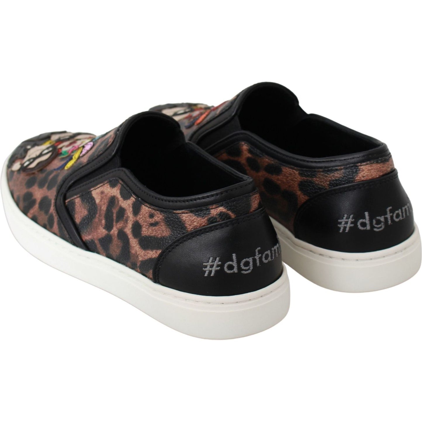 Dolce & Gabbana Leather Leopard #dgfamily Loafers Shoes Dolce & Gabbana