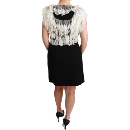 Dolce & Gabbana Black Fashion Devotion Sheath Mini Dress Dolce & Gabbana