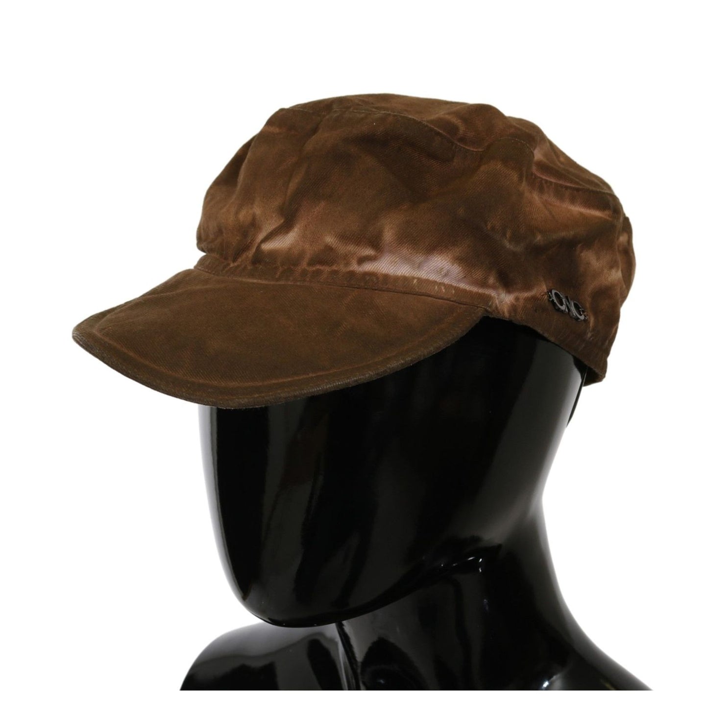 Costume National Brown Newsboy Beret Cabbie Fedora Hat Costume National