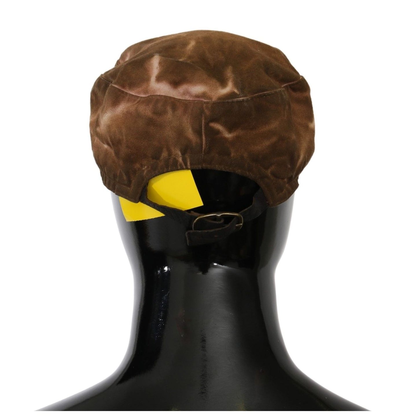 Costume National Brown Newsboy Beret Cabbie Fedora Hat Costume National