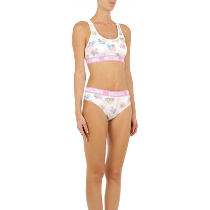 Moschino White Two-Piece Sleepwear My Little Pony Bikini Moschino