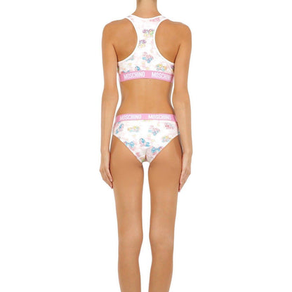 Moschino White Two-Piece Sleepwear My Little Pony Bikini Moschino