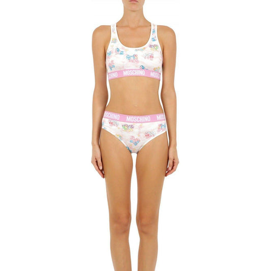 Moschino White Two-Piece Sleepwear My Little Pony Bikini Moschino
