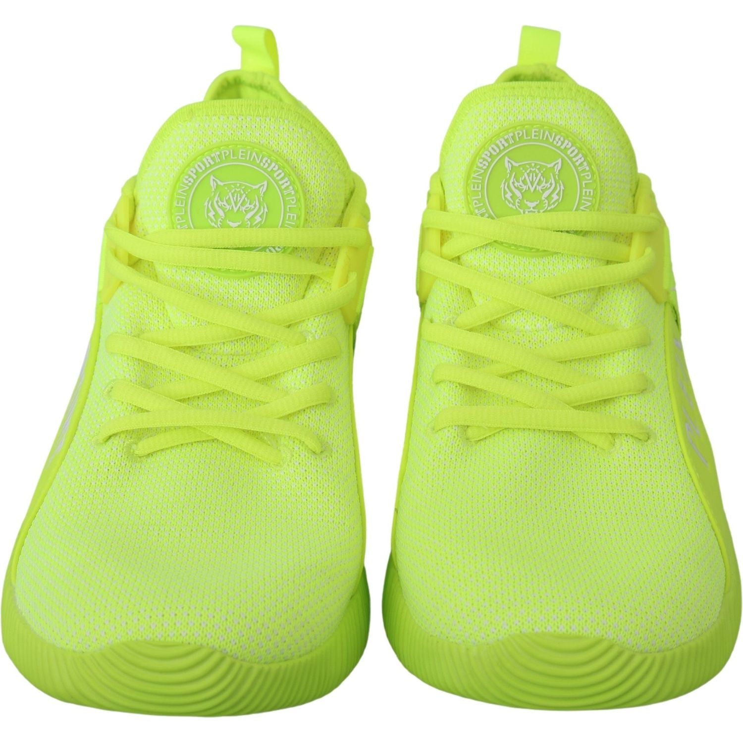 Philipp Plein Green CARTER Logo Hi-Top Sneakers Shoes