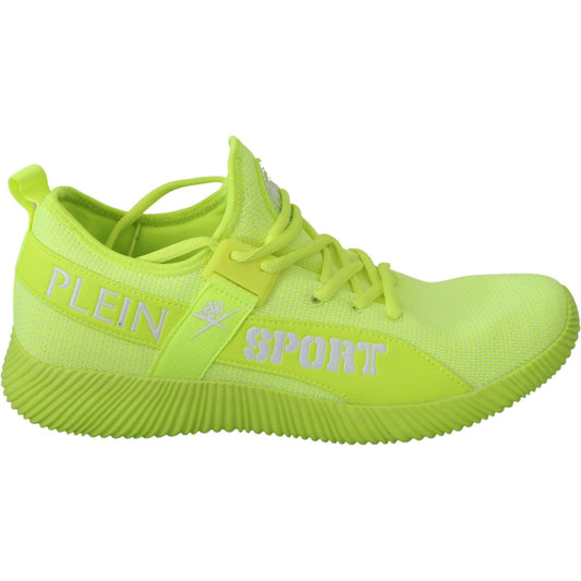 Philipp Plein Green CARTER Logo Hi-Top Sneakers Shoes Philipp Plein