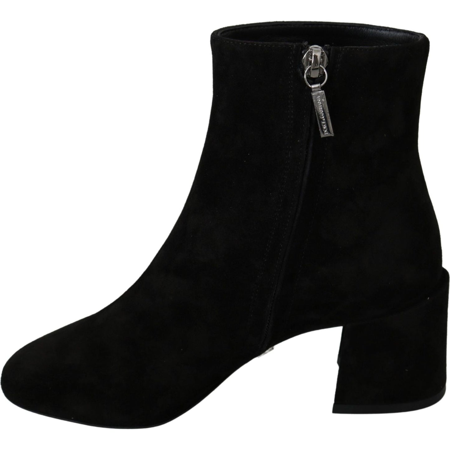 Dolce & Gabbana Black Suede L'Amore E'Bellezza Boots Shoes Dolce & Gabbana
